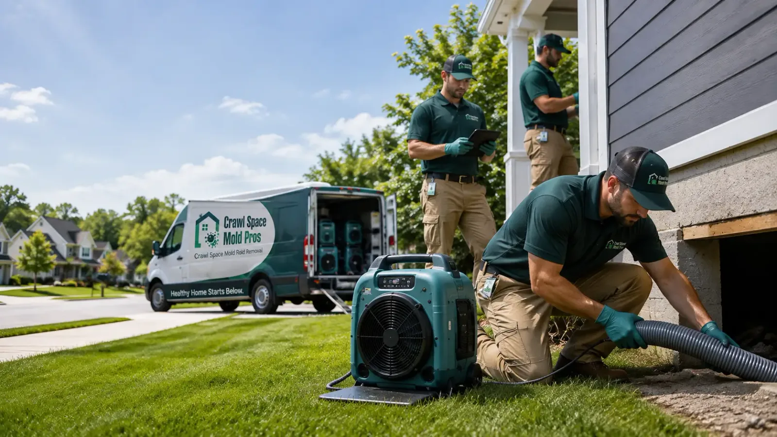 Crawl Space Mold Removal in Halsey, OR